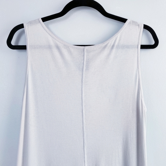 Peachoo + Krejberg sleeveless seamed tunic dress with raw hems - Picture 2 of 11